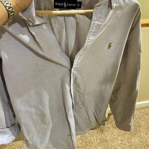 Ralph Lauren Light Purple Button-Up Shirt